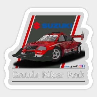 Suzuki Escudo Pikes peak monster Sticker